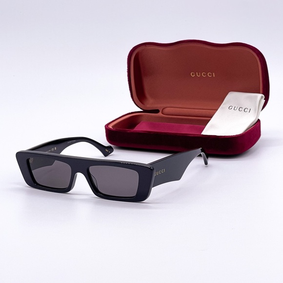 NEW GUCCI UNISEX BLACK SUNGLASSES GUCCI GG1331S 002 - Picture 1 of 13